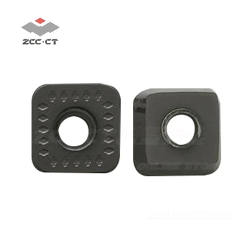 ZCCCT fresa SDMT120412 -DM zcc alto avanço inexable ferramenta inserir SDMT torno de lâmina de corte de ponta de carboneto de moinho SDMT120412-DM