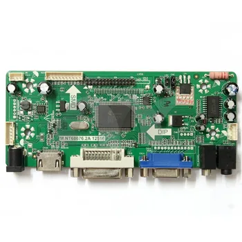 Latumab Novo LCD LED de Controlador de Placa de Driver Kit para LTN156HT01-201 LED LVDS (HDMI+DVI+VGA) frete Grátis
