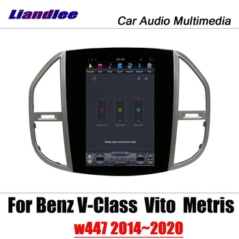 Carro Sistema de Multimídia Para a Mercedes Benz V-Classe/Viano/Metris/Valente W447-2020 Rádio Android Mapa de Navegação GPS 12.1 Tesla