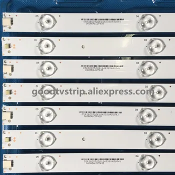 10 PCS/set retroiluminação LED strip para SV0420A88 TX-42ASR600 REV3 A B 131126-WS-420-040-PEAR1-C5-R/L tx-42as500e V42FWSD01