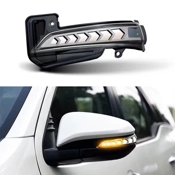 Rotativo Dinâmica Espelho Retrovisor De Luz Sequencial Fluindo Sinal De Volta Para 2016-2021 Toyota Fortuner Innova Hilux