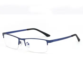 Metade Óculos sem aro Moldura Óptico de Óculos de grau com Receita Médica para Homens e Mulheres de Óculos 88121
