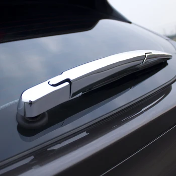 Para Nissan Rogue Esporte Qashqai 2019, O Chrome Limpador Do Vidro Traseiro Braço Lâmina De Cobertura De Guarnição De Sobreposição De Bico De Molde Do Enfeite