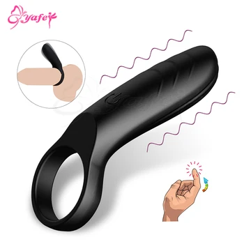 Silicone líquido de 10 velocidades de Vibração anéis penianos Intensa Estimulador de Clitóris Sexo Pênis Anéis de retardar a Ejaculação brinquedos sexuais para Casais