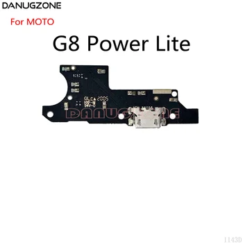 30PCS/Lote Para Motorola MOTO G8 Power Lite USB Charge Conselho Dock Soquete do Conector da Porta de Carregamento Jack Cabo Flex