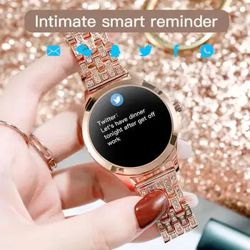 LEMFO LW07 Smart Watch Mulheres IP68 Impermeável DIY Cara de Relógio 2.5 D Tela Ronda da frequência Cardíaca Smartwatch 2020 para a Menina Senhora Presente