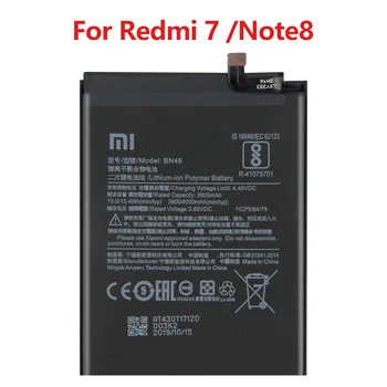 XiaoMi Original Bateria de Substituição BN46 Para Xiaomi Redmi Note8 Nota 8 Redmi 7 Redmi7 Nota 6 Note6 NOTA 8T 4000mAh