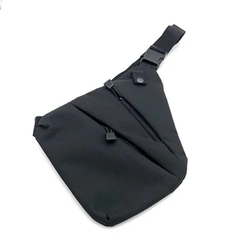 Multifuncional Escondida Tática de Armazenamento do Saco da Arma Estojo Homens da Esquerda para a Direita Saco de Ombro de Nylon Anti-roubo de Saco Peito Saco de Caça
