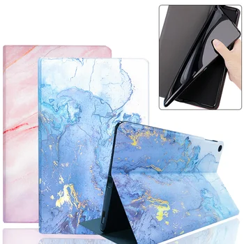 Moda Couro Tablet Protetor Pintado capa Para Samsung Galaxy Tab de Um ecrã de 10.1 2019 T510 T515 SM-T510 -T515 caso Slim Fundas Coque