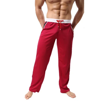 Os Homens Verão Casual Esportivo Distribuído Respirável Calças Masculino De Secar Rapidamente Exterior Vestir Calças Largas-Branco Preto Azul Vermelho Home Roupas