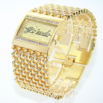 Até 2018, a G&D da Marca de Luxo das Mulheres Relógios de Luxo Crystal Senhoras Relógios Pulseira de Mulheres de Quartzo Wristatches Relógio relógio feminino