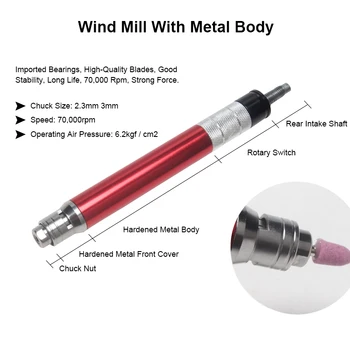 Profissional 16pcs de Alta Velocidade, Ar Micro Morrer Moedor de Kits de Mini Lápis de Polimento Ferramenta de gravação de Moagem de Corte de Ferramentas Pneumáticas