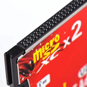 Porta dupla Slot TF Micro SD SDHC Extremos Tipo I Compact Flash CF Leitor de Cartão de Memória Adaptador Conversor
