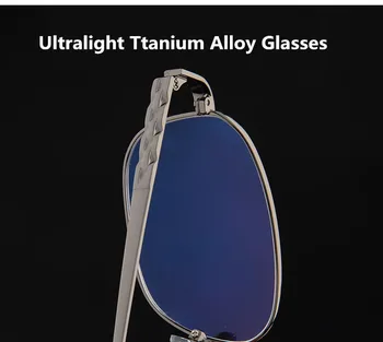 Excelente liga de titânio Homens Óptico Óculos de Armação Quadrada Prescrição de Óculos com Armação Ultraleve Negócios Óculos
