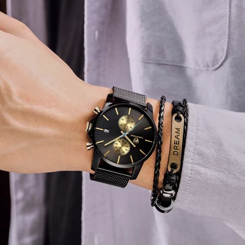 CHEETAH Homens Relógio de alto Luxo da Marca Mens Moda, Relógios de Quartzo Impermeável de Aço Inoxidável Cronógrafo Relógio Relógio Masculino