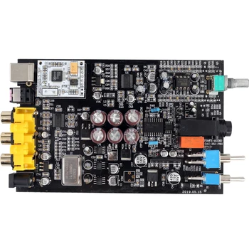 FX-DAC de ÁUDIO-X6 MINI hi-fi 2.0 Digital Descodificador de Áudio DAC 24 bits/96 khz Entrada USB/Coaxial/Óptica de Saída RCA/ Amplifie