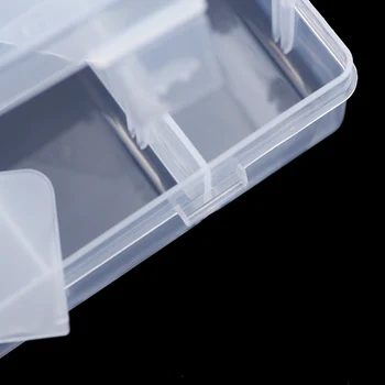 JHNBY Ajustável De 16 Slots de Plástico grande Caixa de Jóias estojo de Artesanato Recipiente para DIY Esferas de Brincos Anéis de Exibição de Caixas de Presente