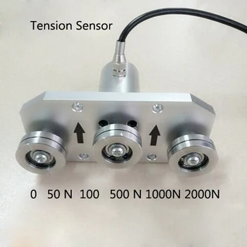 Tensão do sensor de Célula de Carga,Três polia de tensão do sensor para têxteis de fios de fibras químicas de fios e cabos de tensão sensor0-1000N escolha