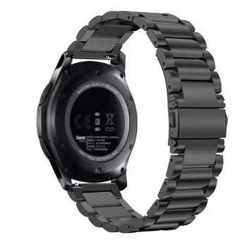 Banda de Aço inoxidável para Samsung Galaxy watch 3 45mm/46mm alça de Engrenagem S3 Fronteira 46 22mm pulseira Huawei assistir GT/2/2e/pro correia