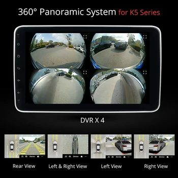 Ownice K5 Rotativa 1 din 2din 10.1 rádio do Carro Universal leitor de dvd GPS navi DSP Panorâmica de 360 SPDIF amplificadores Ópticos Trajetória