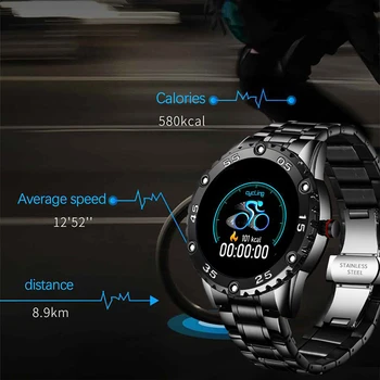 LIGE 2020 Novo Smart watch homens e mulheres de assistir Esportes pressão Arterial de sono de monitoramento para Android iOS pedômetro smartWatch +Caixa