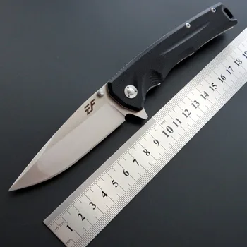 EafengrowEF41 58-60HRC D2 Lâmina G10 Alça Dobrável faca de Sobrevivência Camping ferramenta de Caça canivete tático edc exterior ferramenta