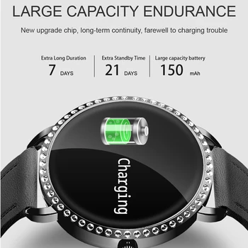 H7 Smart Watch Mulheres frequência Cardíaca Monitorização da Pressão Arterial de Fitness Tracker IP67 Impermeável relógio de Desporto PK H1