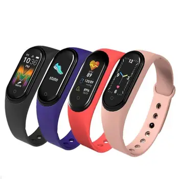 Venda quente M5 Smart Watch Homens Esporte Bluetooth Mulheres Relógios de Fitness Tracker Chamada Smartwatch Reproduzir Música Pulseira smartwatch 2020