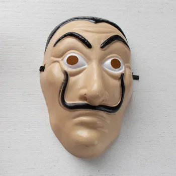 Salvador Dali Traje do Filme A Casa do Papel de La Casa De Papel Cosplay Festa de Máscaras de Halloween Trajes Dinheiro de Assalto a Roupa Máscara