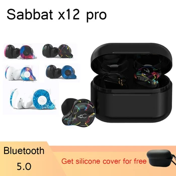 Sabbat X12 pro fone de ouvido sem Fio Bluetooth 5.0 Verdadeiro sem Fios de Fones de ouvido do Tws Micro Auscultador Handfree Estéreo com Mini Fone de ouvido